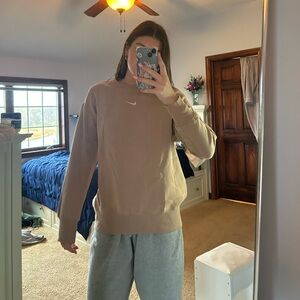 Light brown Nike crew neck, never worn